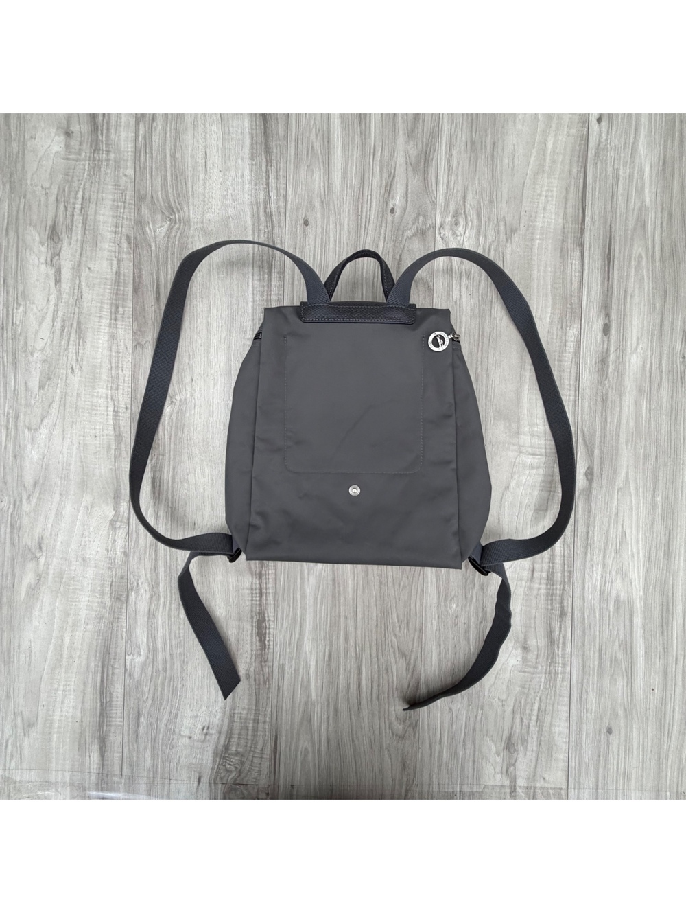 Longchamp Le Pliage Backpack In Gray - Picture 4 of 8